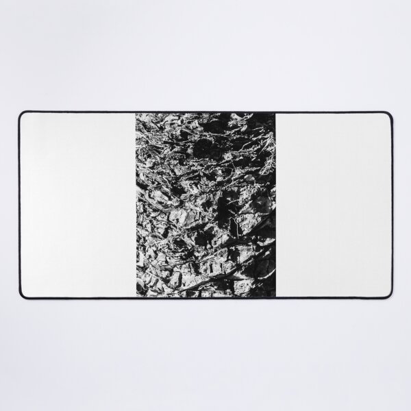 Item preview, Close-Up Black And White Tree Bark Texture With Knotted, Weathered Wood Details designed and sold by Nmallia.