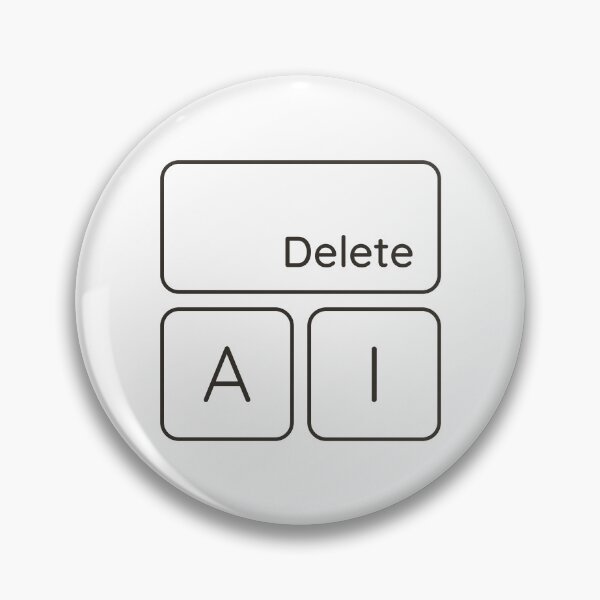 Item preview, Delete A.I. – Maybe that wasn't such a good idea after all. designed and sold by Bastiano's Nerdiverse.