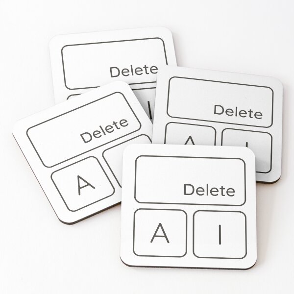Item preview, Delete A.I. – Maybe that wasn't such a good idea after all. designed and sold by Bastiano's Nerdiverse.