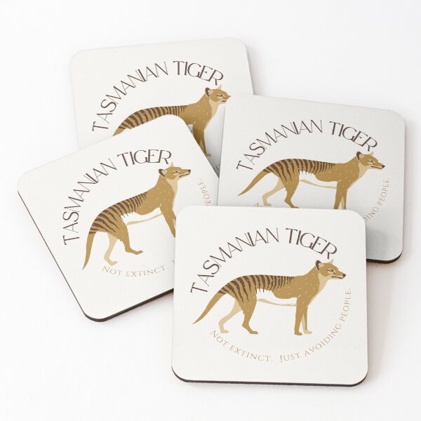 Item preview, Tasmanian Tiger - Not Extinct - Just Avoiding People designed and sold by FLAME OF FIRE CREATIONS.