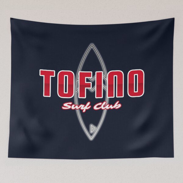 Item preview, Retro Surf Club Tofino Vancouver British Columbia Canada Graphic designed and sold by Bold & Brewed.