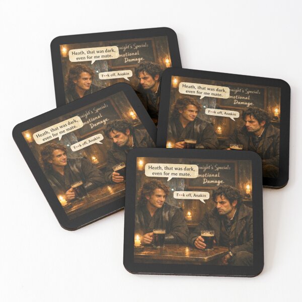 Item preview, Anakin & Heathcliff at the pub designed and sold by THEHOOTDesigns.