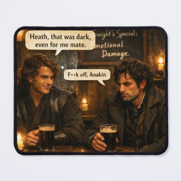 Item preview, Anakin & Heathcliff at the pub designed and sold by THEHOOTDesigns.