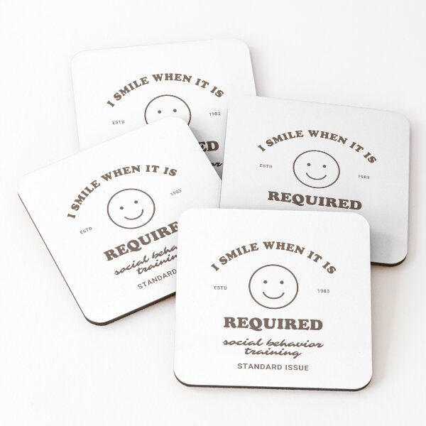 Item preview, I smile when it is required designed and sold by ninespring.
