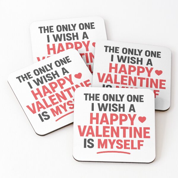 Item preview, “Self-Love Valentine’s Day Logo – Funny Anti-Valentine Tee” designed and sold by OwnYourMood.