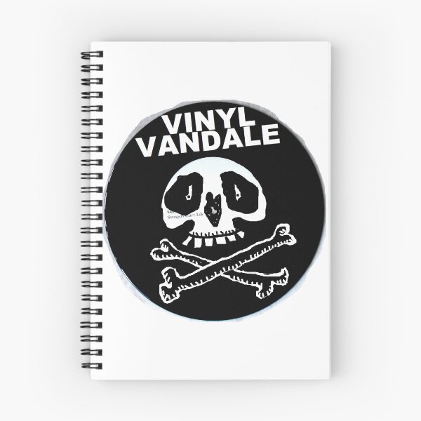 Item preview, VINYL VANDALE with skull and bones designed and sold by ZoffArt-Shop.