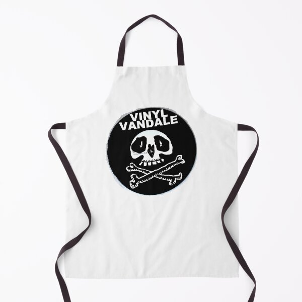 Item preview, VINYL VANDALE with skull and bones designed and sold by ZoffArt-Shop.