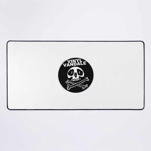 Item preview, VINYL VANDALE with skull and bones designed and sold by ZoffArt-Shop.