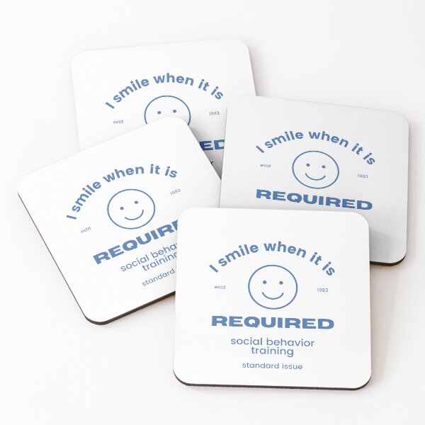 Item preview, I smile when it is required designed and sold by ninespring.