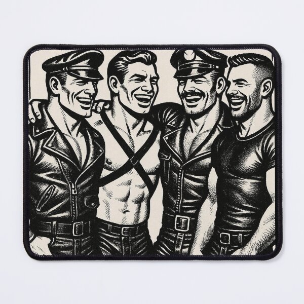 Item preview, Gay Leather Daddy Crew Tom of Finland Tribute Berlin German Pride Graphic Design designed and sold by ItsAKinkThing.