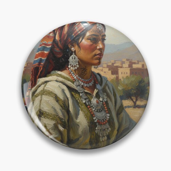 Item preview, Soul of the Atlas: Amazigh Woman Portrait designed and sold by PlantPulse.