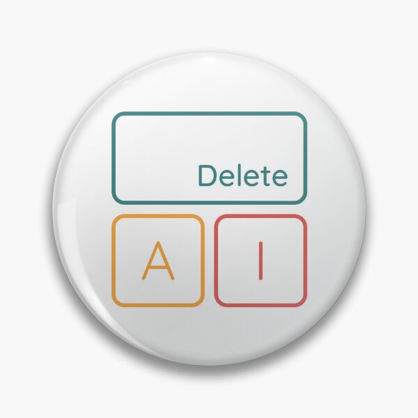 Item preview, Kopie von Delete A.I. – Maybe that wasn't such a good idea after all. designed and sold by Bastiano's Nerdiverse.