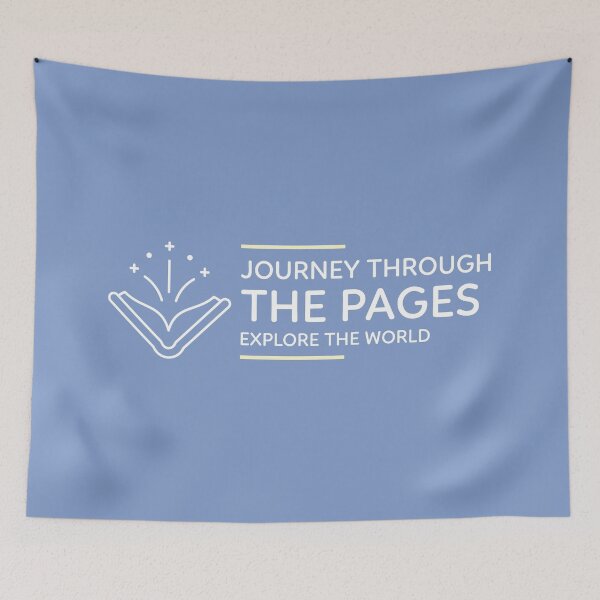 Item preview, Journey Through The Pages, Explore The World Travel Book Graphic designed and sold by Bold & Brewed.