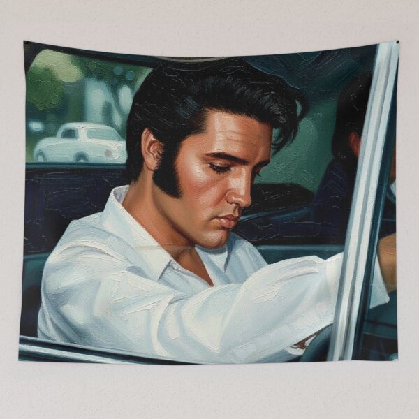 Item preview, The King’s Reflection: Candid Vintage Drive Art designed and sold by Art's Diner.
