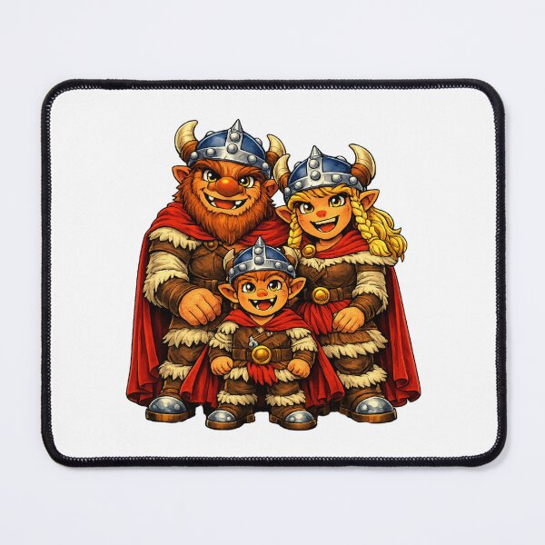 Item preview, Viking family with son designed and sold by Auralda-T-Shirt.