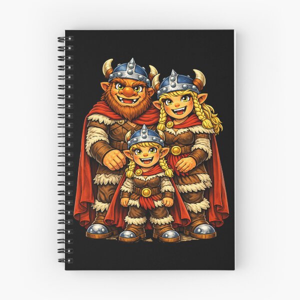 Item preview, Viking family with daughter designed and sold by Auralda-T-Shirt.