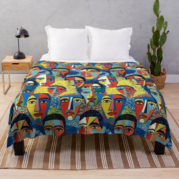 Item preview, Vibrant Cubist Portraits Collection designed and sold by HommyOfficial.