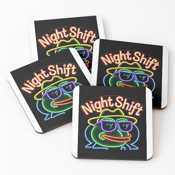 Item preview, Frog Night Party Time designed and sold by ArtBlueCloud.