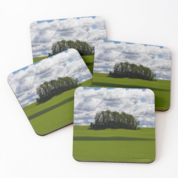 Item preview, Lone Trees on Rolling Green Field designed and sold by Photography by Horia.