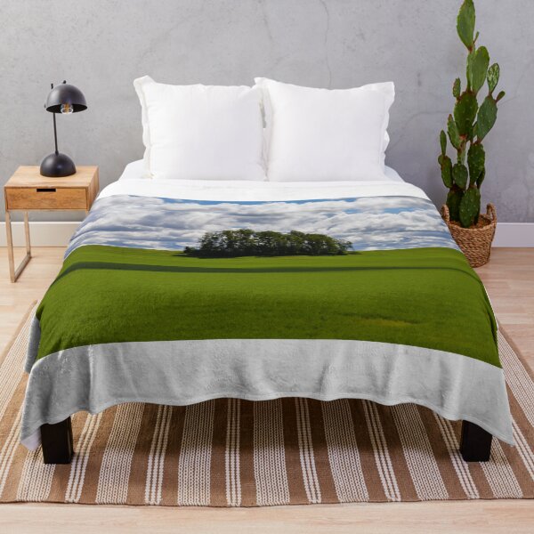 Item preview, Lone Trees on Rolling Green Field designed and sold by Photography by Horia.