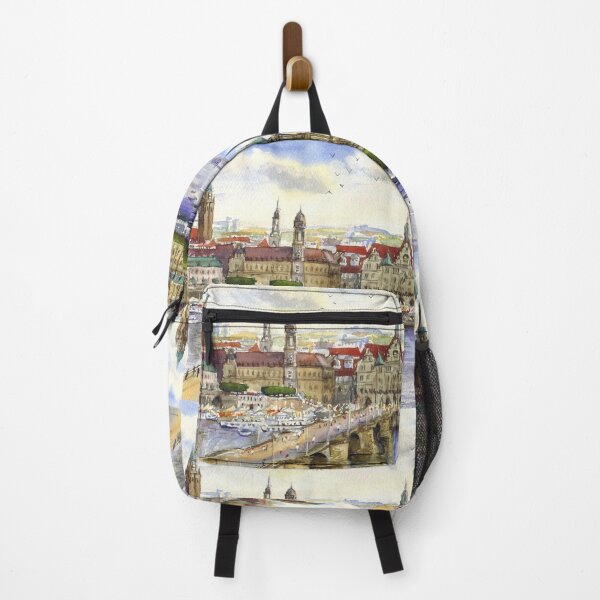Item preview, Dresden view. Watercolor painting. Germany designed and sold by Colibri77.