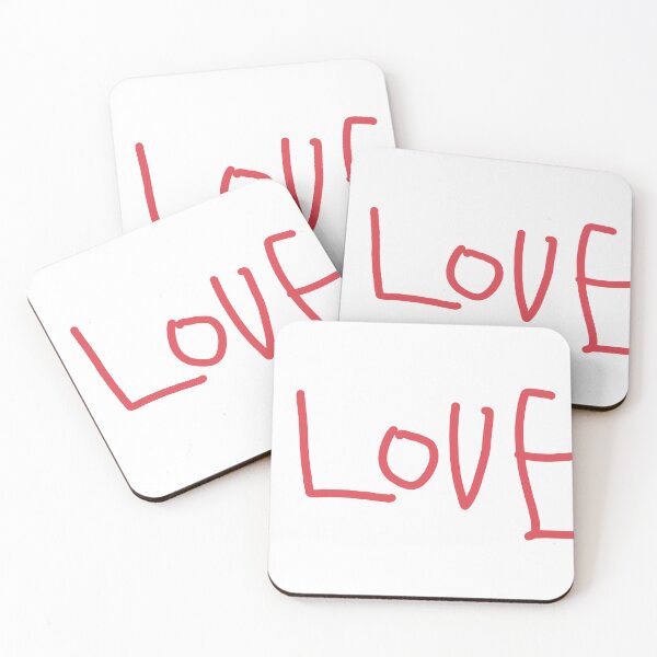 Item preview, Messy Red LOVE Text - Hand Drawn Aesthetic designed and sold by YoThinIT.