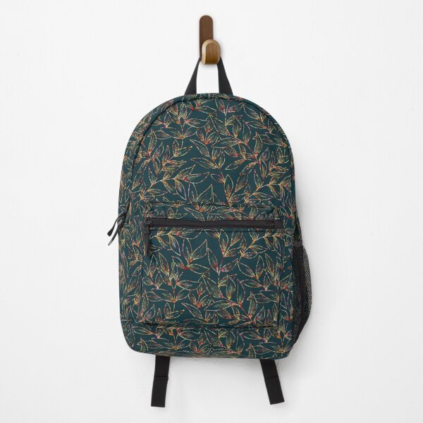 Item preview, Luxury colorful leaves pattern (dark green) designed and sold by shellyhabsari.