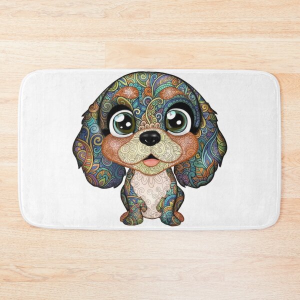 Item preview, Colorful and Fun Cavalier King Charles Spaniel designed and sold by PaintedbyCarol.
