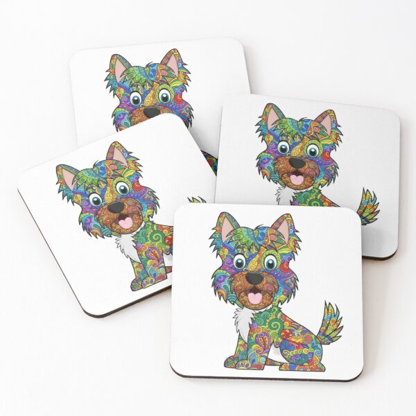 Item preview, Coloful and Fun Cairn Terrier designed and sold by PaintedbyCarol.
