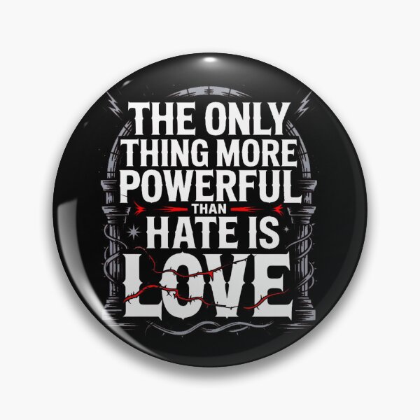 Item preview, The Only Thing More Powerful Than Hate Is Love – Streetwear Graphic designed and sold by YounexxART.