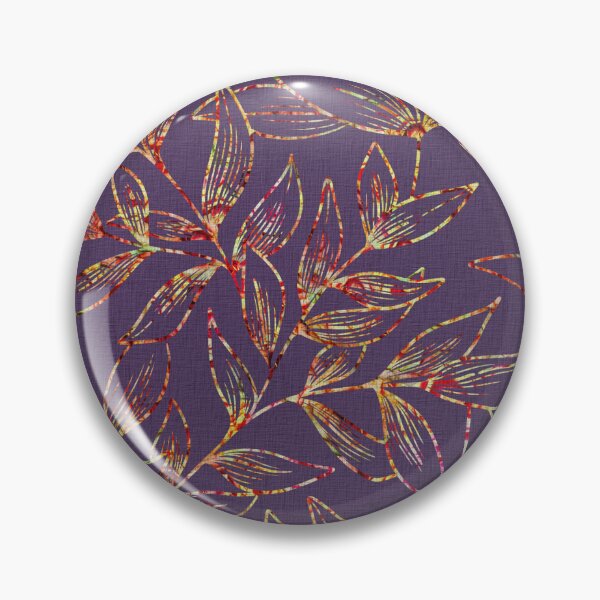 Item preview,  Luxury colorful leaves pattern (purple) designed and sold by shellyhabsari.
