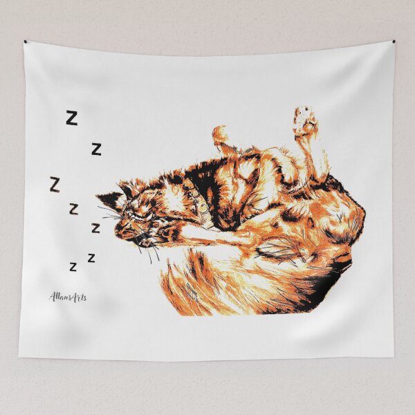 Item preview, Rescue dog (Kobi) power napping designed and sold by AllansArts.