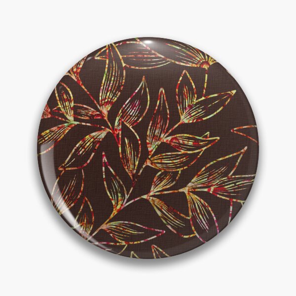 Item preview,  Luxury colorful leaves pattern (brown) designed and sold by shellyhabsari.