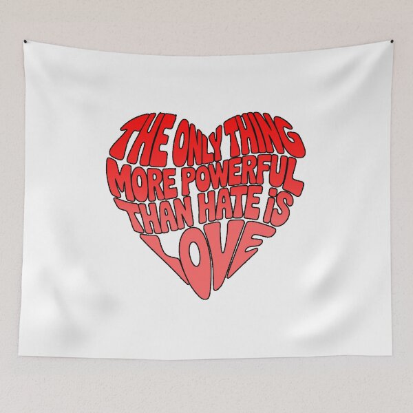 Item preview, Power of Love Over Hate – Streetwear Graphic Tee designed and sold by YounexxART.
