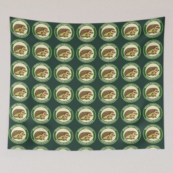 Item preview, Wildlife Support Crew Hedgehog Division Badge designed and sold by ChirpInc.