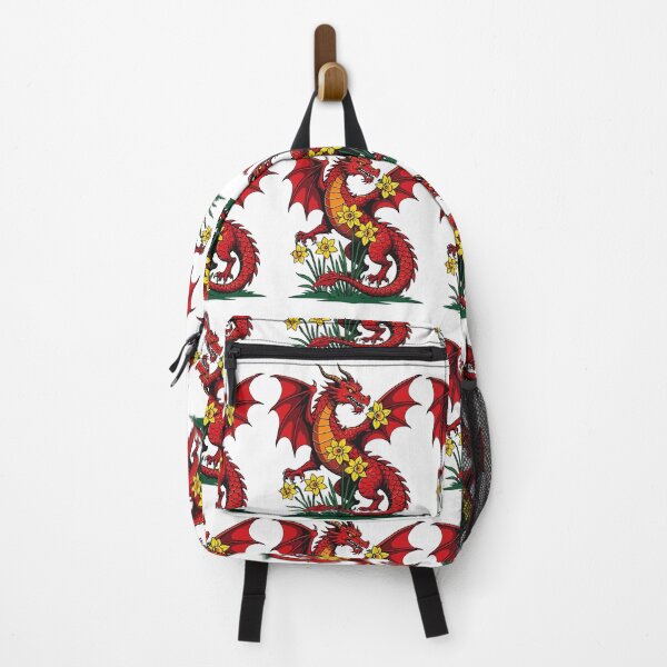 Item preview, Red Dragon Amongst Daffodil Flowers designed and sold by taiche.