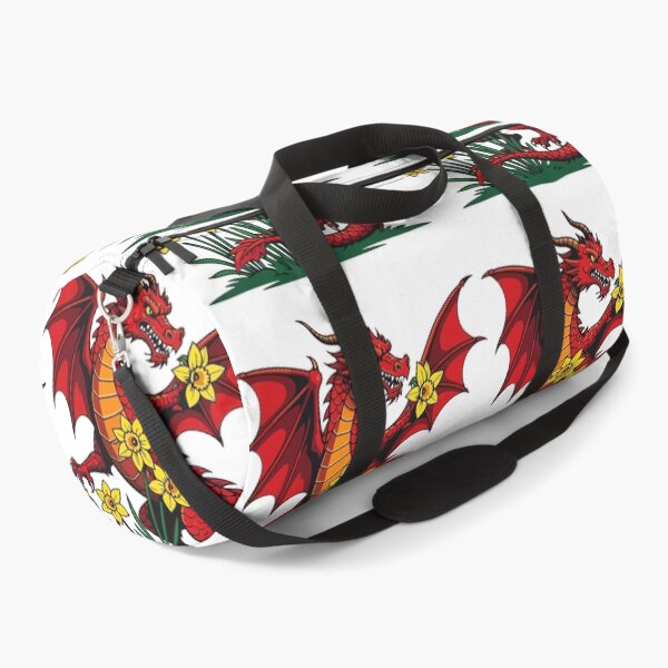 Item preview, Red Dragon Amongst Daffodil Flowers designed and sold by taiche.