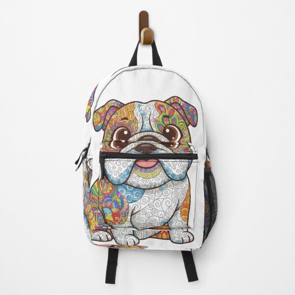 Item preview, Colorful and Fun English Bulldog designed and sold by PaintedbyCarol.