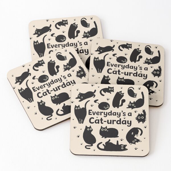 Item preview, Derpy Void Cats, Quirky Black Cat Energy, Kawaii Cute Cozy Aesthetic designed and sold by CharmedVille.