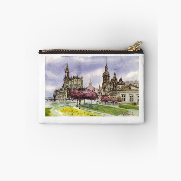 Item preview, Dresden view in spring. Watercolor painting. Germany designed and sold by Colibri77.