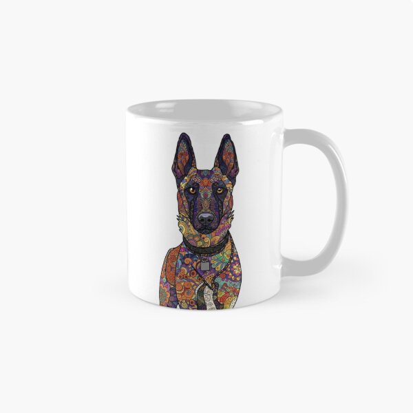 Item preview, Colorful & Fun Belgian Malinois designed and sold by PaintedbyCarol.