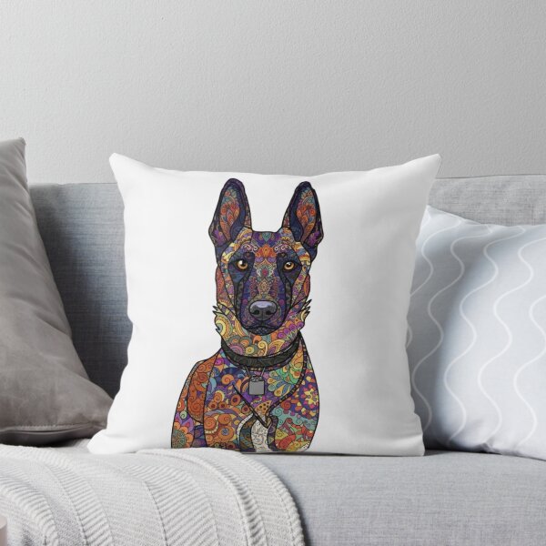 Item preview, Colorful & Fun Belgian Malinois designed and sold by PaintedbyCarol.