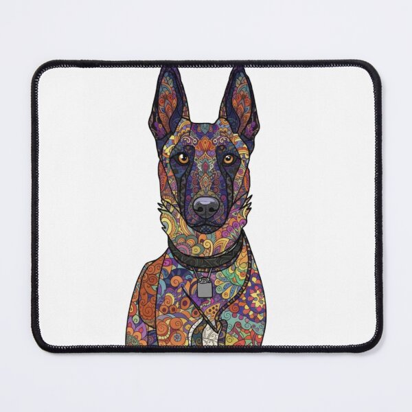 Item preview, Colorful & Fun Belgian Malinois designed and sold by PaintedbyCarol.