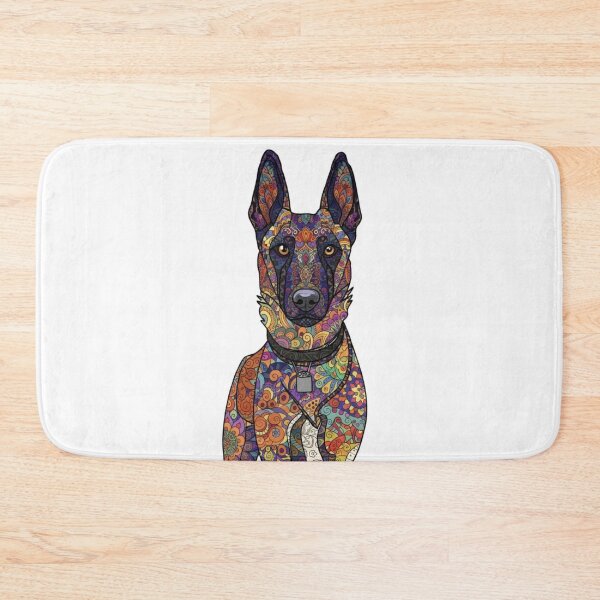 Item preview, Colorful & Fun Belgian Malinois designed and sold by PaintedbyCarol.