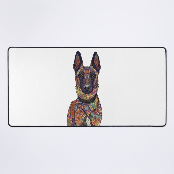 Item preview, Colorful & Fun Belgian Malinois designed and sold by PaintedbyCarol.