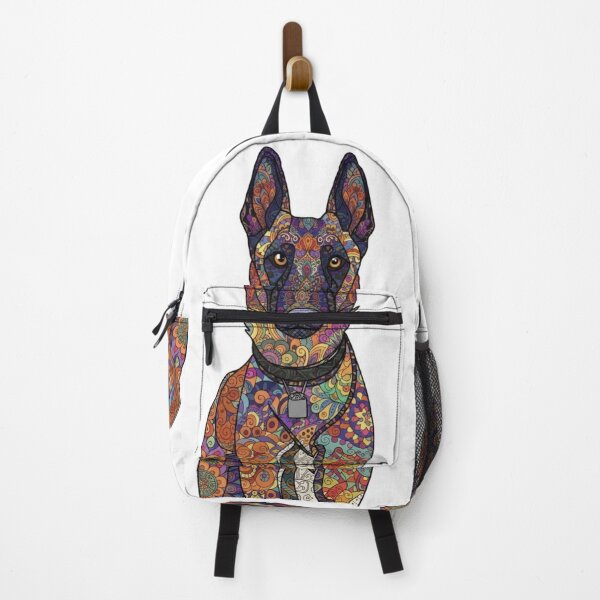 Item preview, Colorful & Fun Belgian Malinois designed and sold by PaintedbyCarol.
