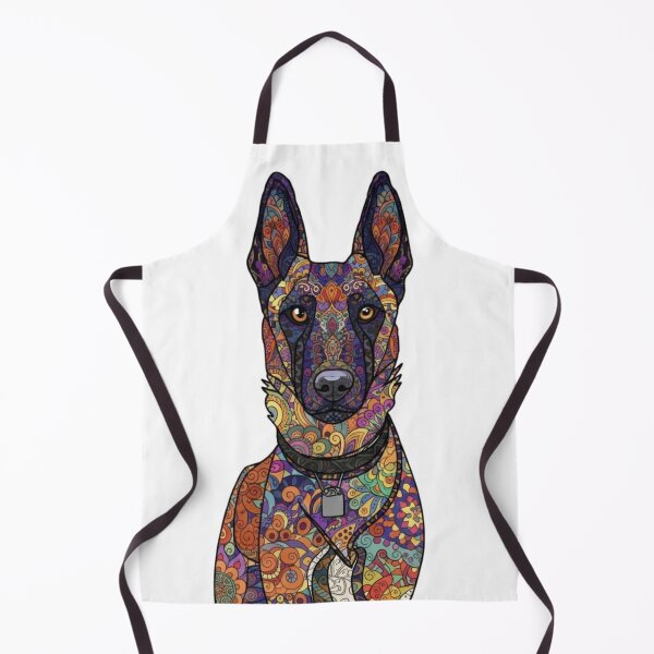 Item preview, Colorful & Fun Belgian Malinois designed and sold by PaintedbyCarol.