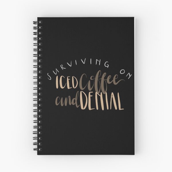 Item preview, iced coffee and denial designed and sold by unsweetcaroline.