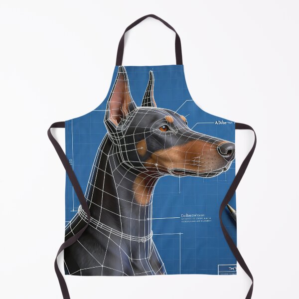 Item preview, ANATOMY OF A DOBERMAN PINSCHER // CRANIAL FOCUS (RIGHT PROFILE) designed and sold by Ink & Iron Studio.