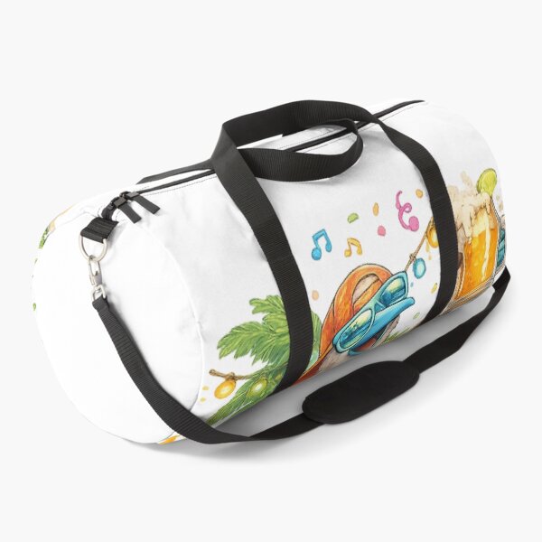 Item preview, Blue-Footed Booby Beach Party – Funny Galapagos Bird with Beer and Cocktails designed and sold by Tw1nsAIArt.